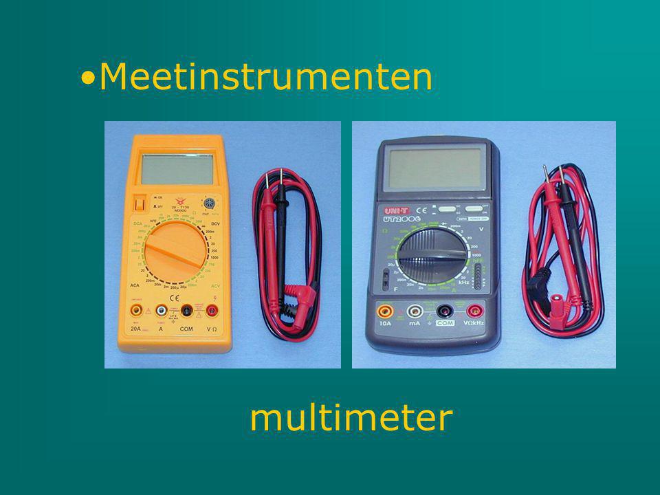 Meetinstrumenten multimeter