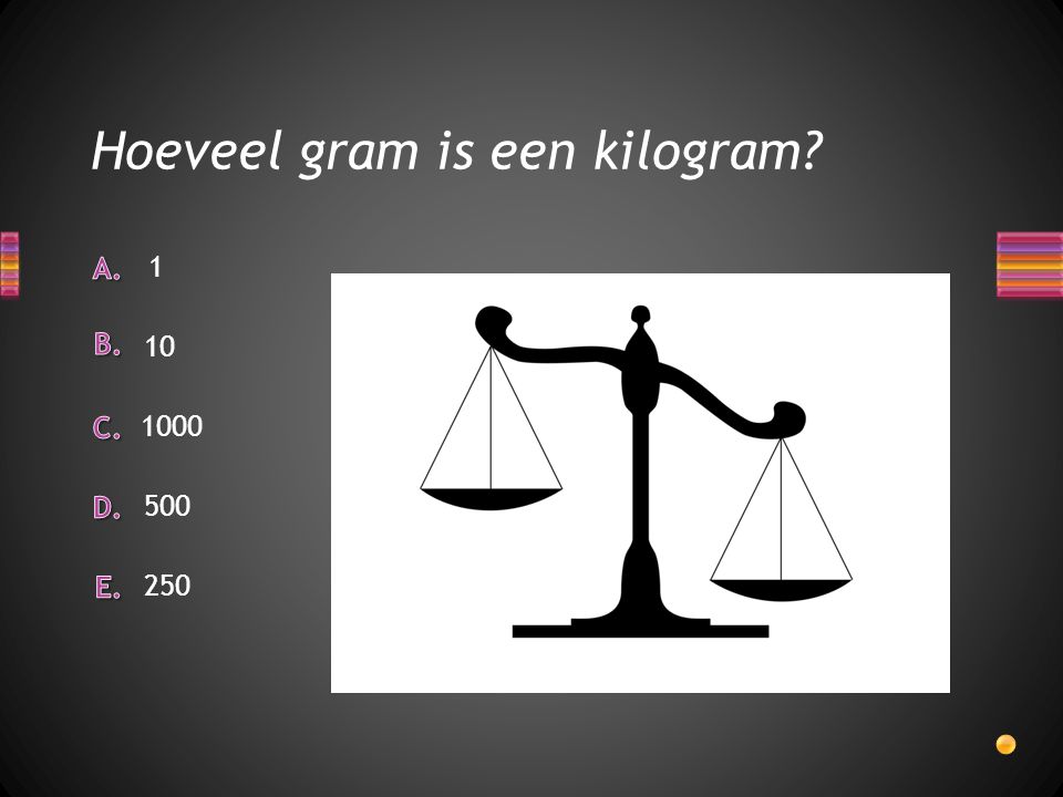 Hoeveel gram is een kilogram