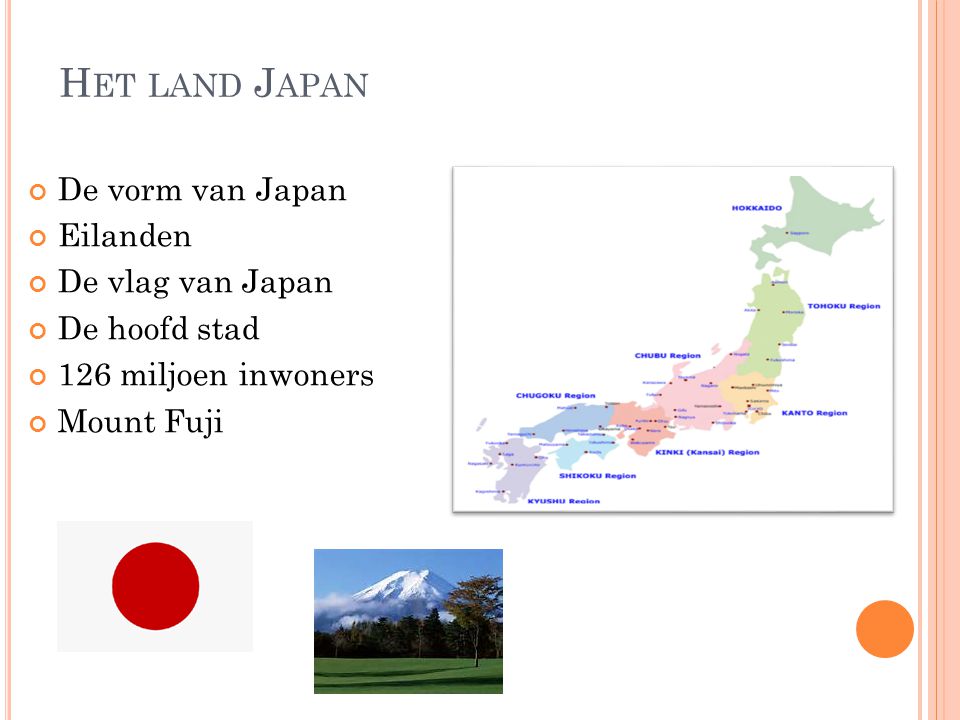 Het land Japan De vorm van Japan Eilanden De vlag van Japan