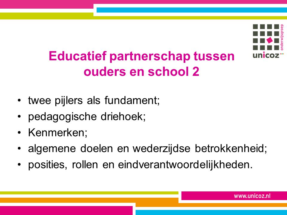 Educatief partnerschap tussen ouders en school 2