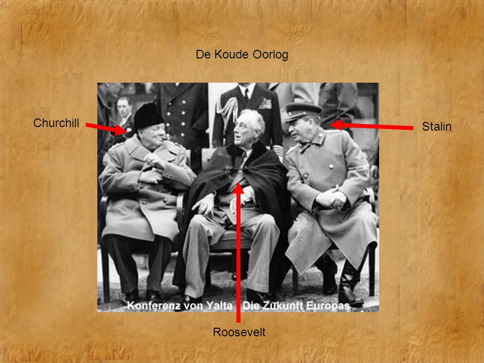 De Koude Oorlog Churchill Stalin Roosevelt