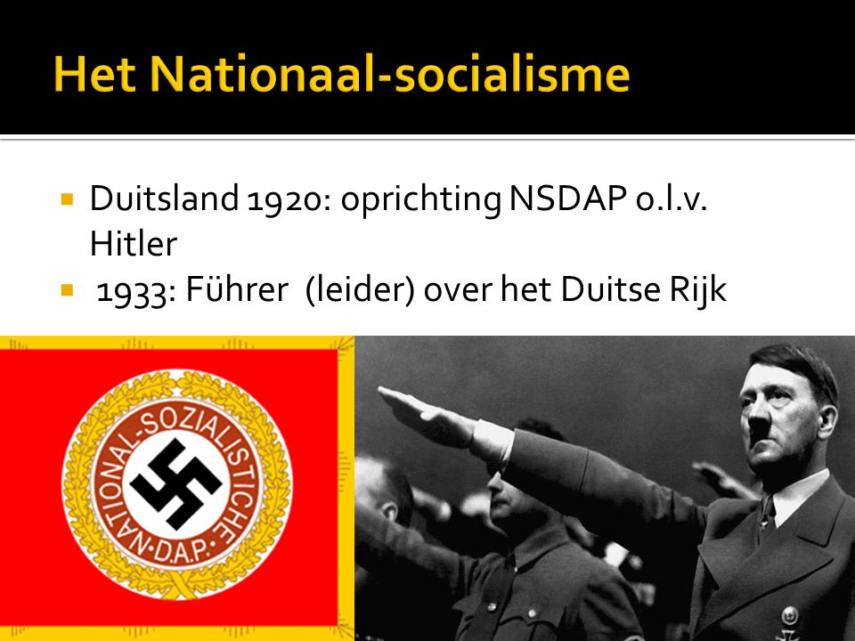 Het Nationaal-socialisme