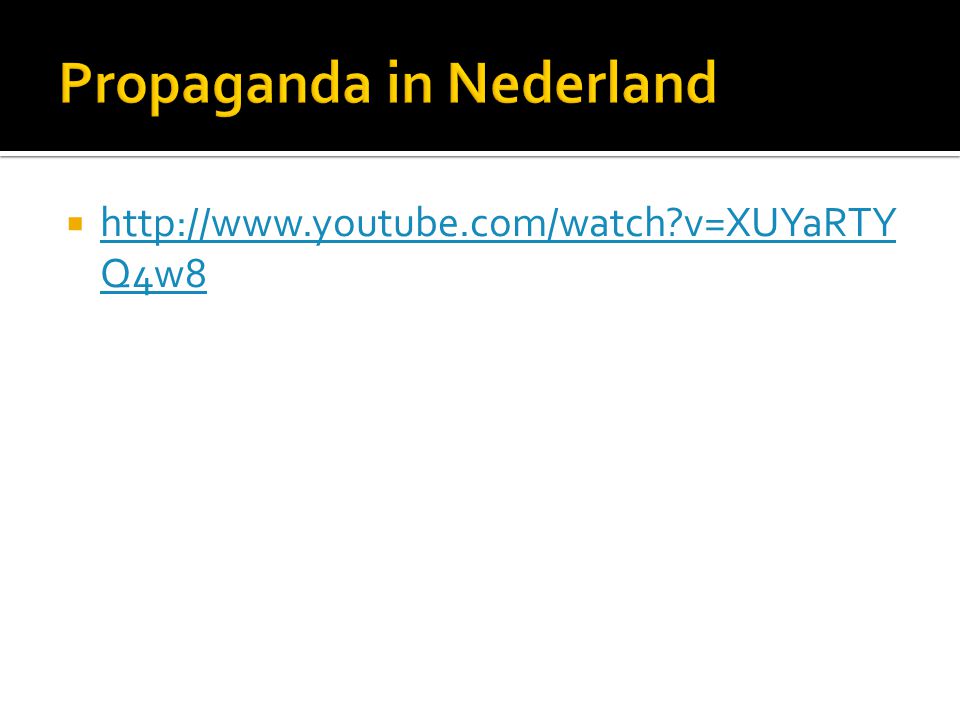 Propaganda in Nederland