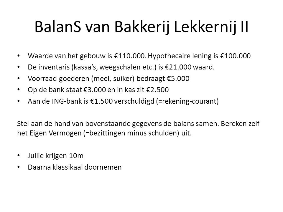 BalanS van Bakkerij Lekkernij II