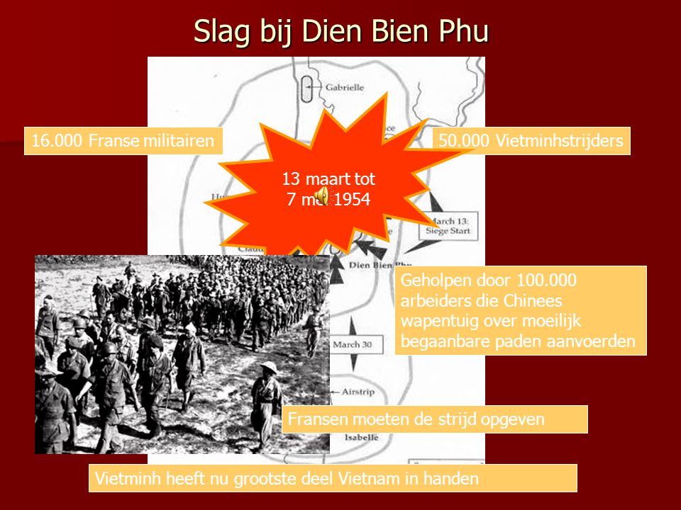 Slag bij Dien Bien Phu 13 maart tot 7 mei 1954
