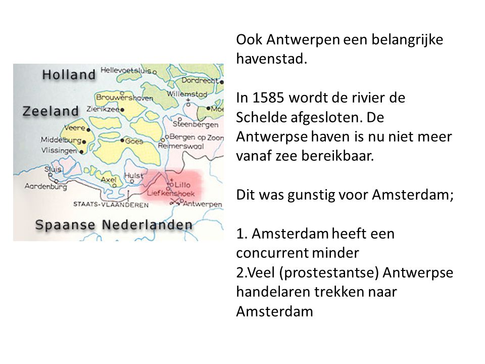 Ook Antwerpen een belangrijke havenstad