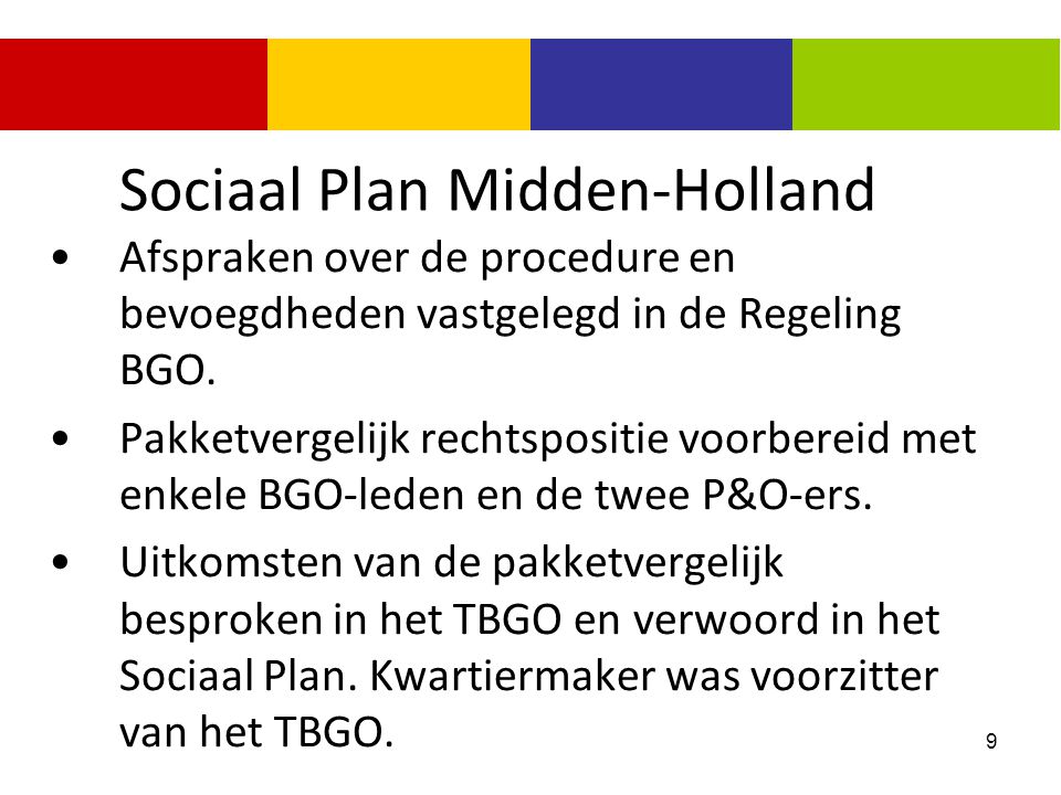 Sociaal Plan Midden-Holland