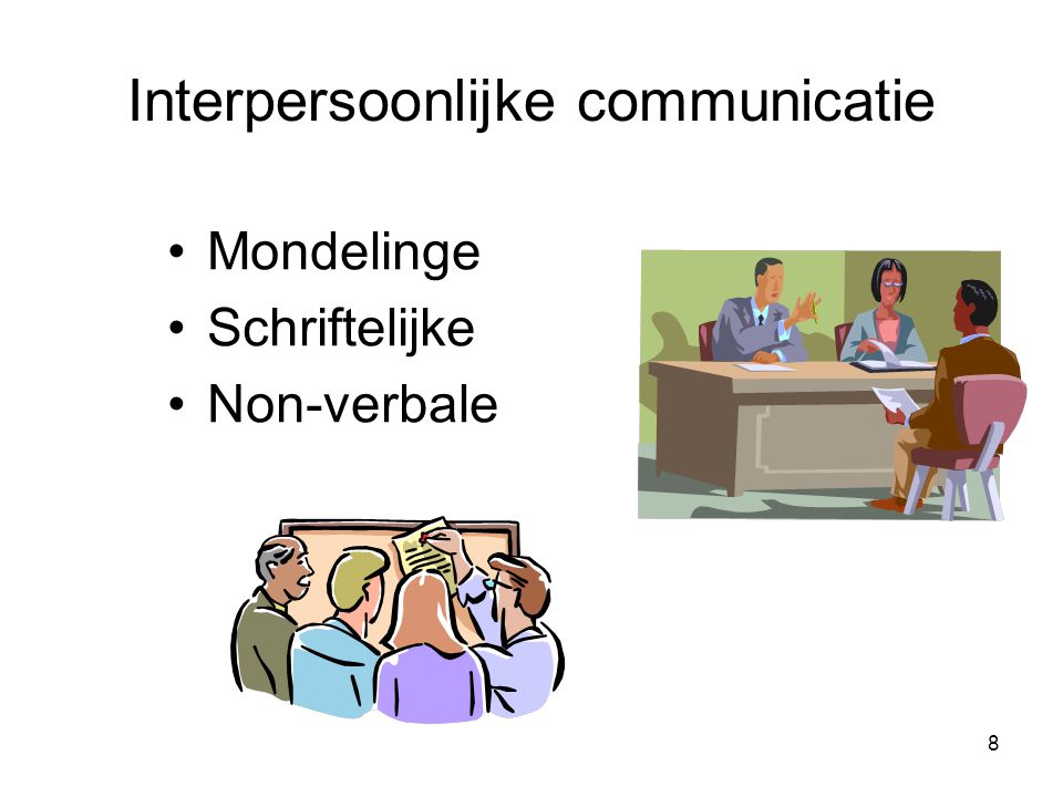 Interpersoonlijke communicatie