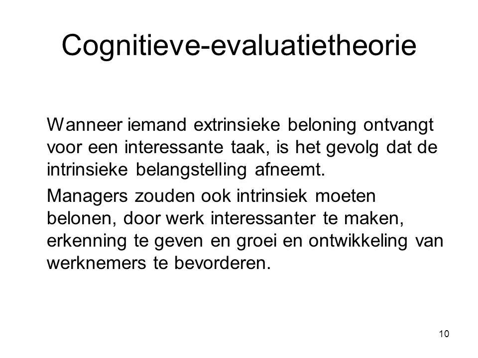 Cognitieve-evaluatietheorie