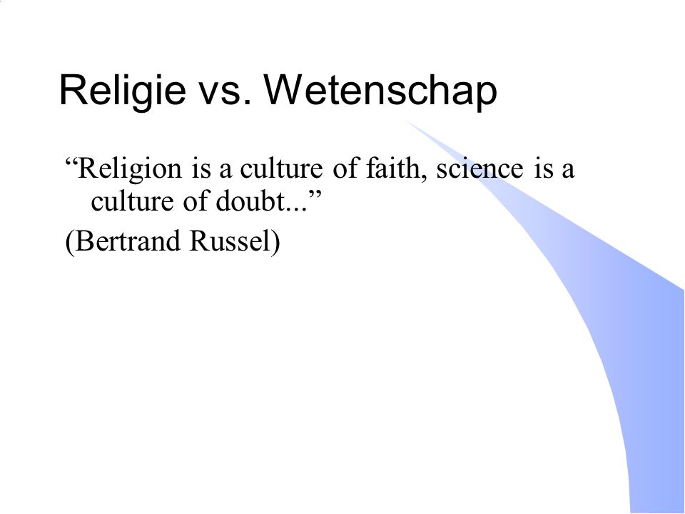 Religie vs.