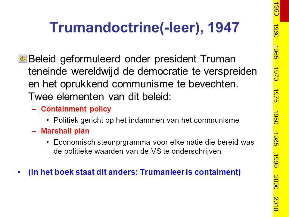 Trumandoctrine(-leer), 1947