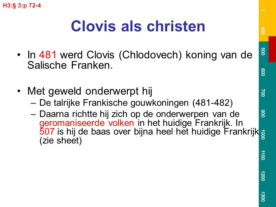 H3:§ 3:p Clovis als christen.