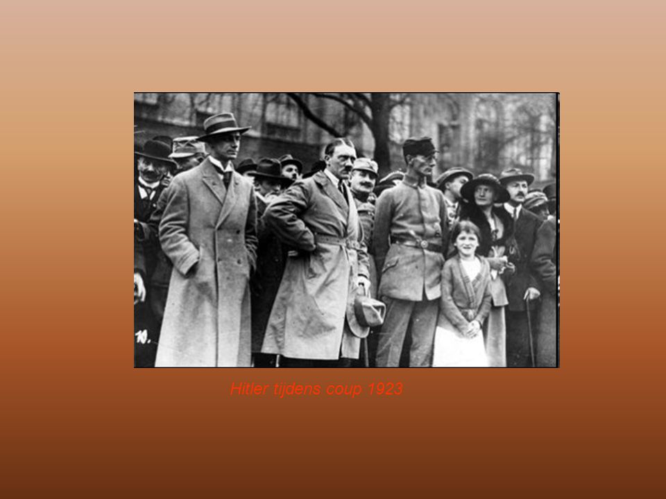Hitler tijdens coup 1923