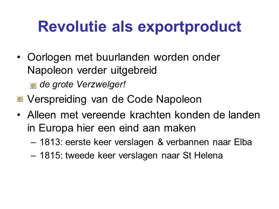 Revolutie als exportproduct