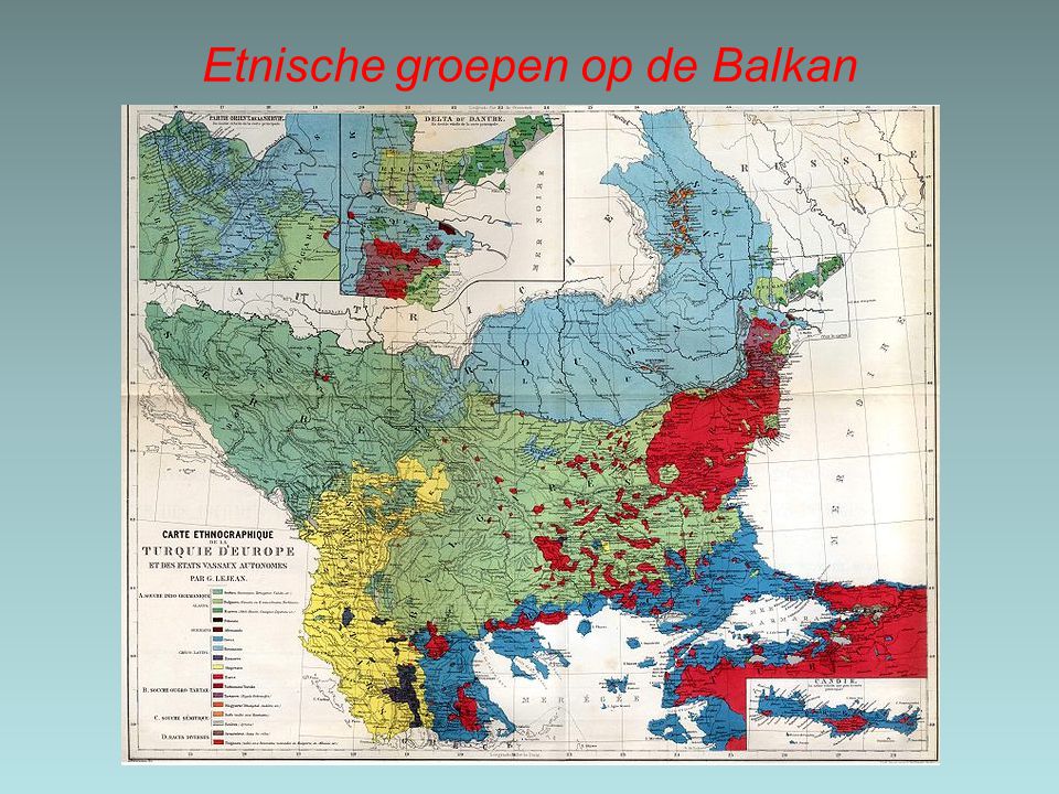 Etnische groepen op de Balkan