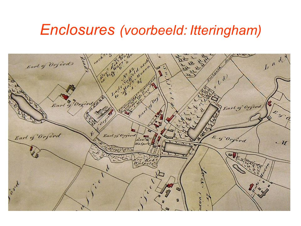 Enclosures (voorbeeld: Itteringham)