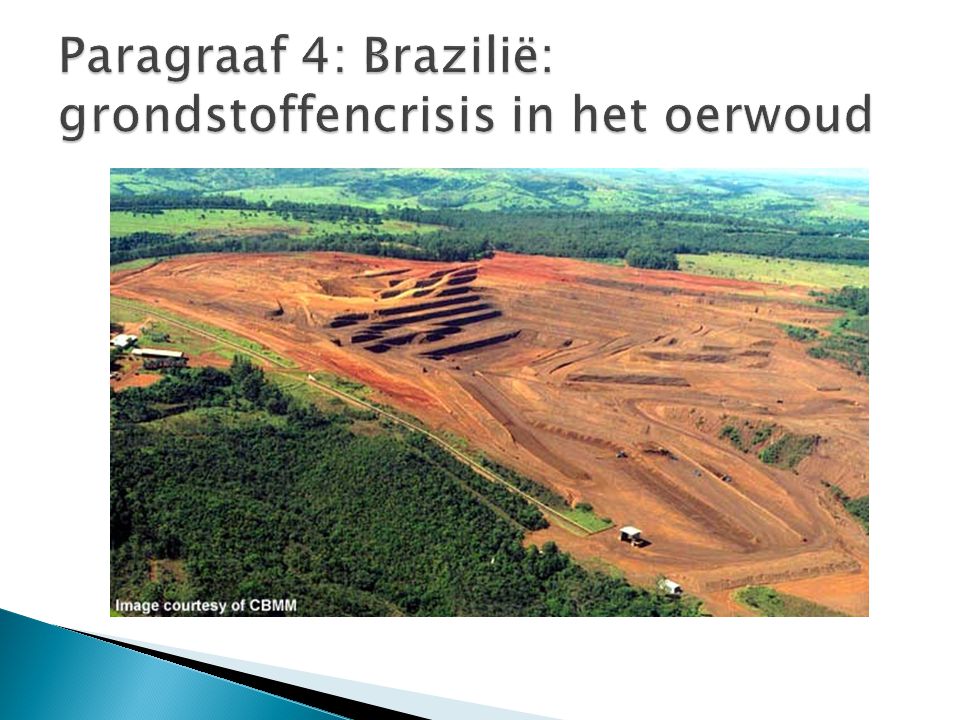 Paragraaf 4: Brazilië: grondstoffencrisis in het oerwoud