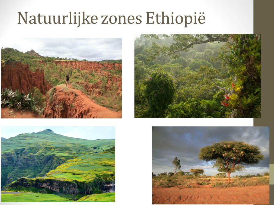 Natuurlijke zones Ethiopië