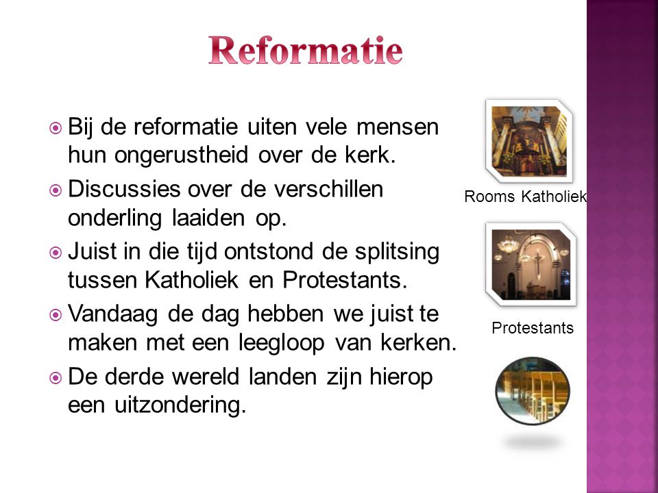 Reformatie Protestants