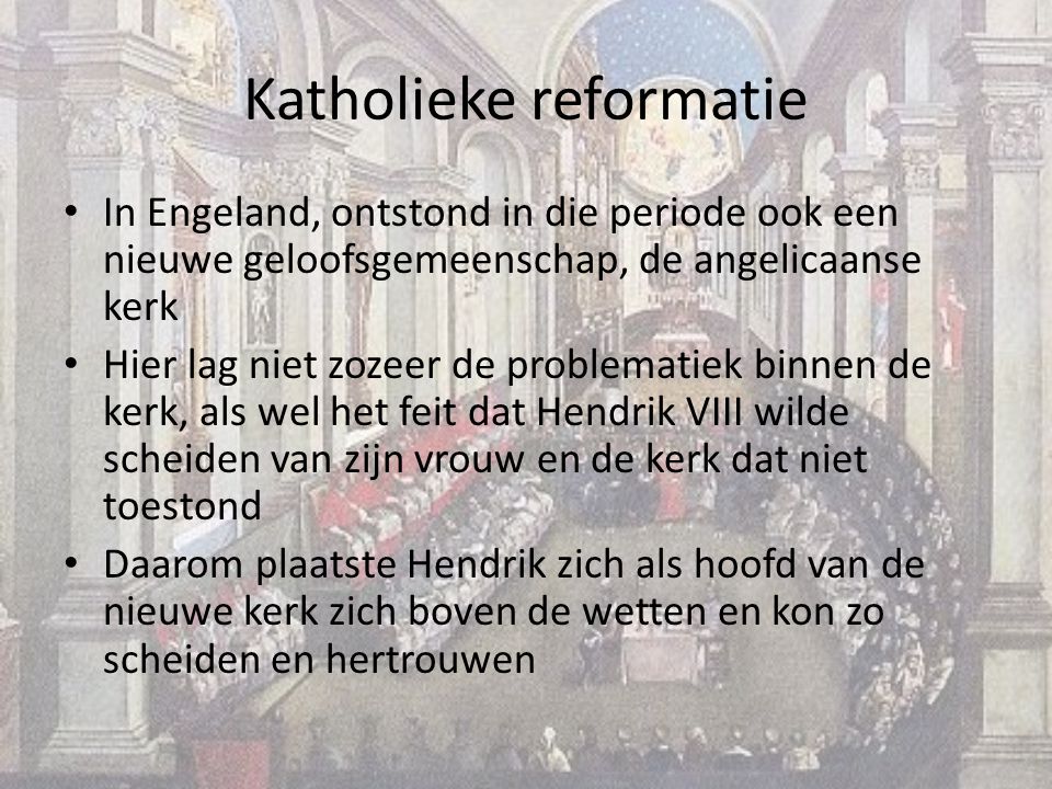 Katholieke reformatie