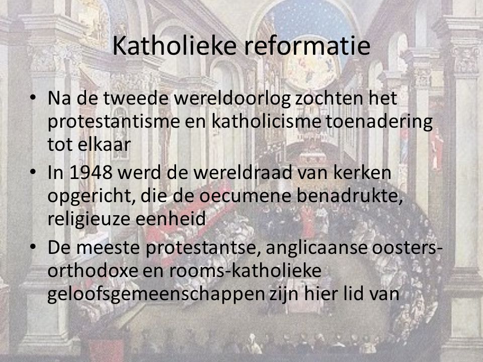 Katholieke reformatie