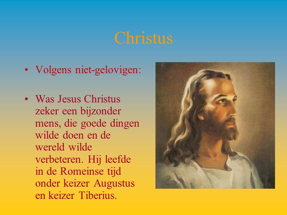 Christus Volgens niet-gelovigen: