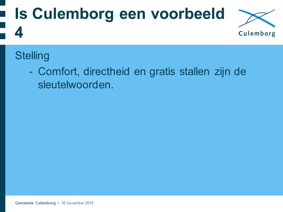 Is Culemborg een voorbeeld 4