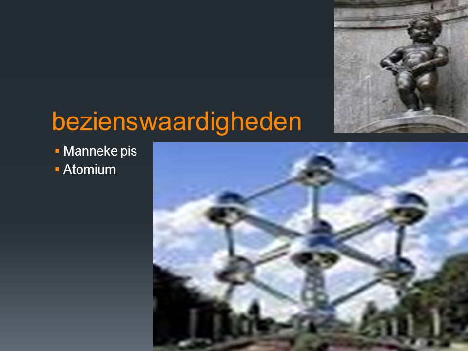 bezienswaardigheden Manneke pis Atomium