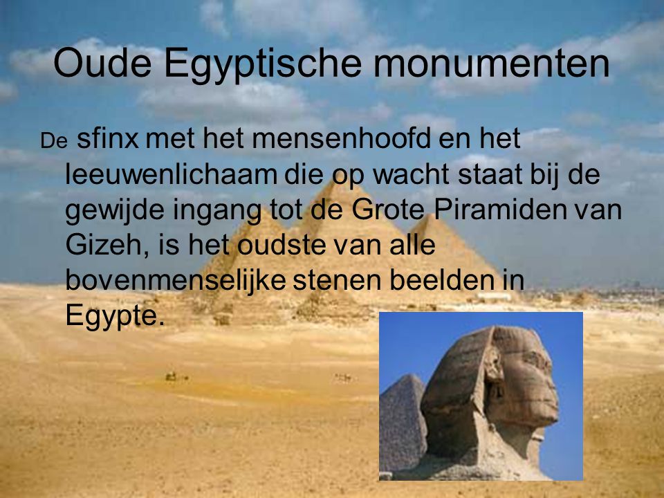 Oude Egyptische monumenten