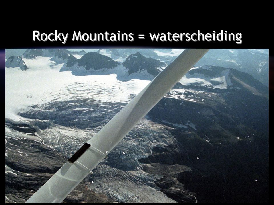 Rocky Mountains = waterscheiding