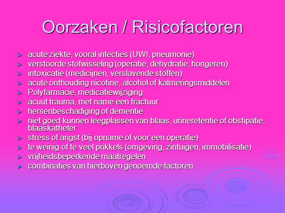 Oorzaken / Risicofactoren