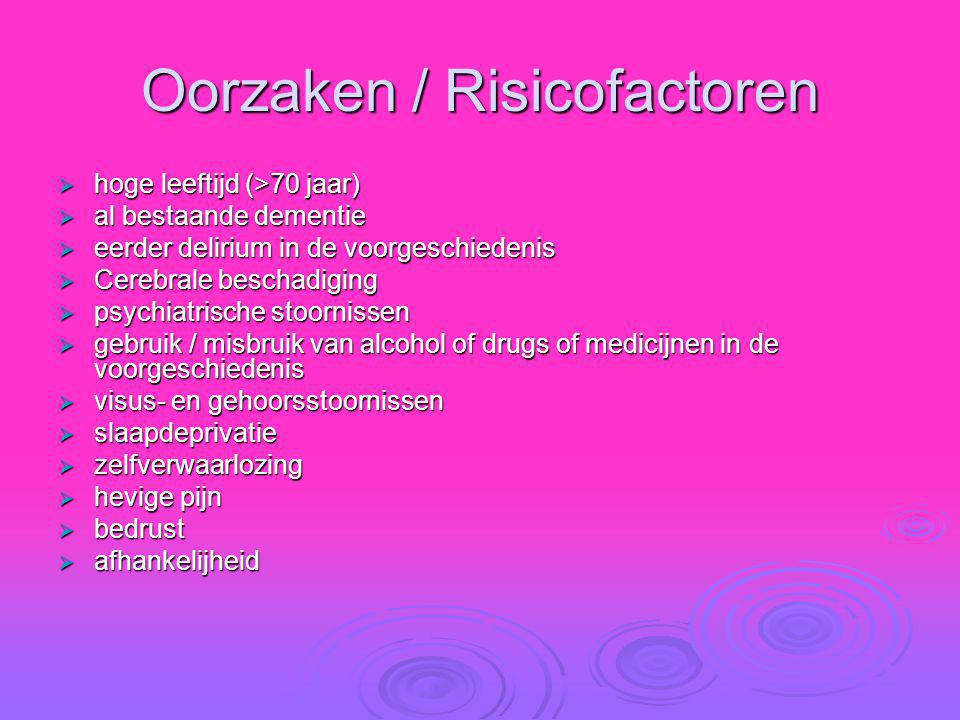 Oorzaken / Risicofactoren