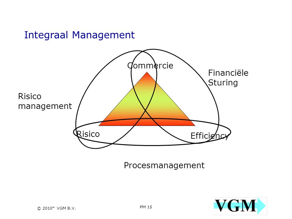Integraal Management Commercie Financiële Sturing Risico management