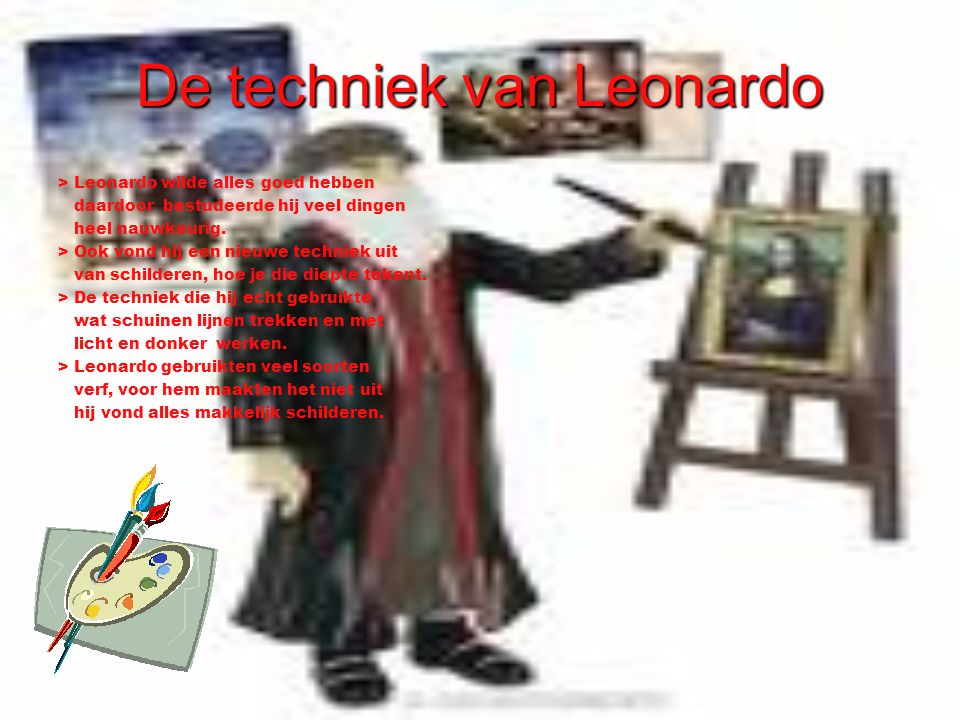 De techniek van Leonardo