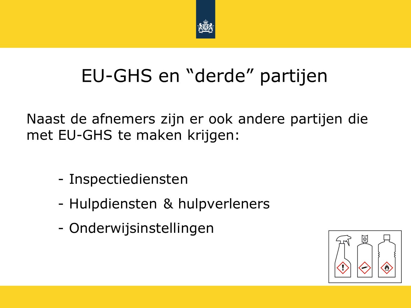 EU-GHS en derde partijen