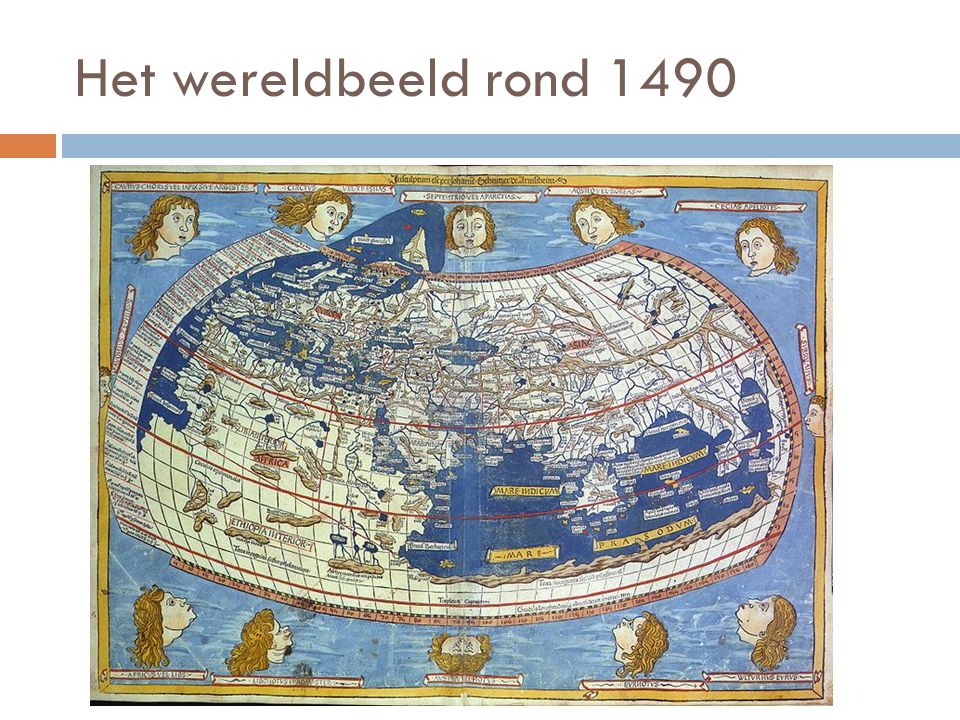 Het wereldbeeld rond 1490