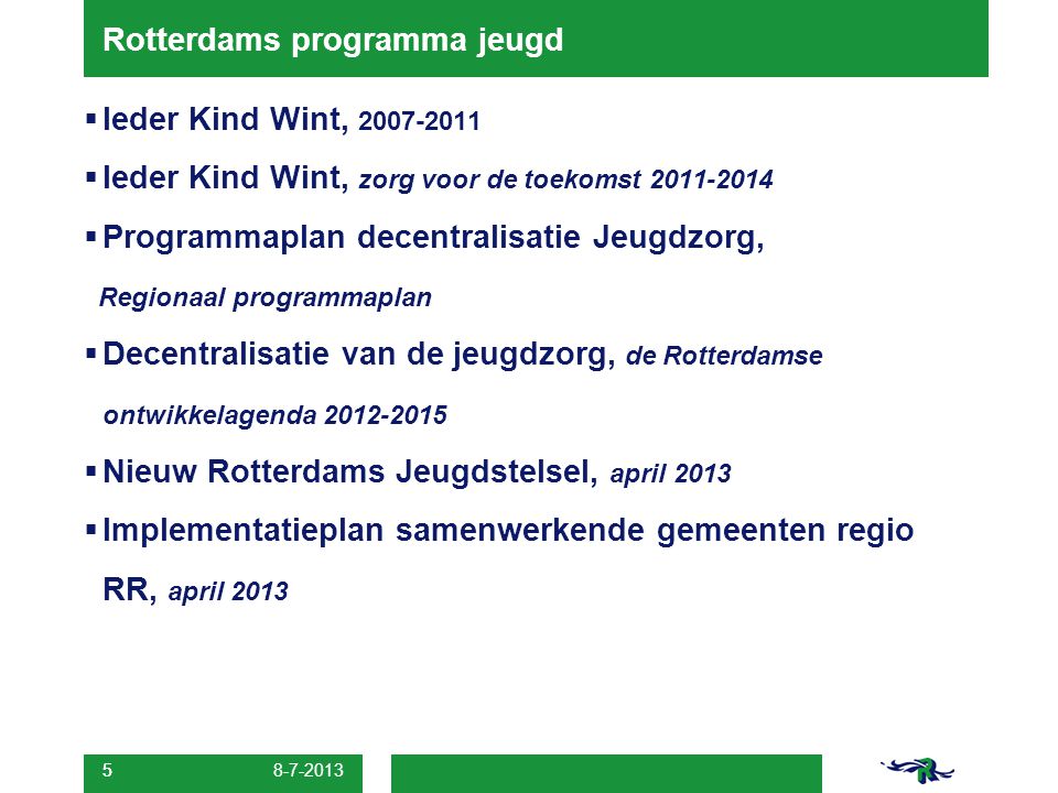 Rotterdams programma jeugd