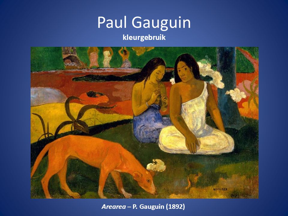 Paul Gauguin kleurgebruik