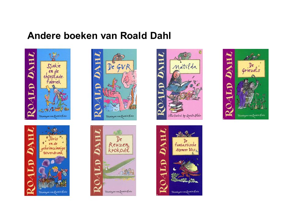 Andere boeken van Roald Dahl