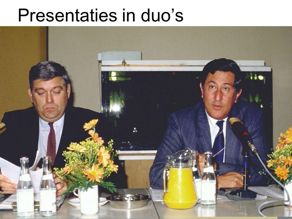 Presentaties in duo’s