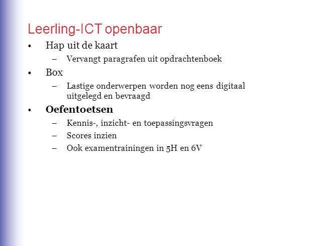 Leerling-ICT openbaar