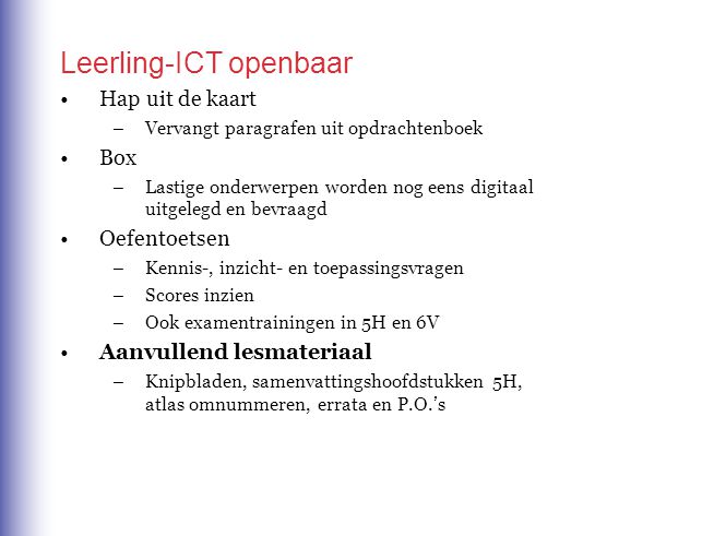 Leerling-ICT openbaar