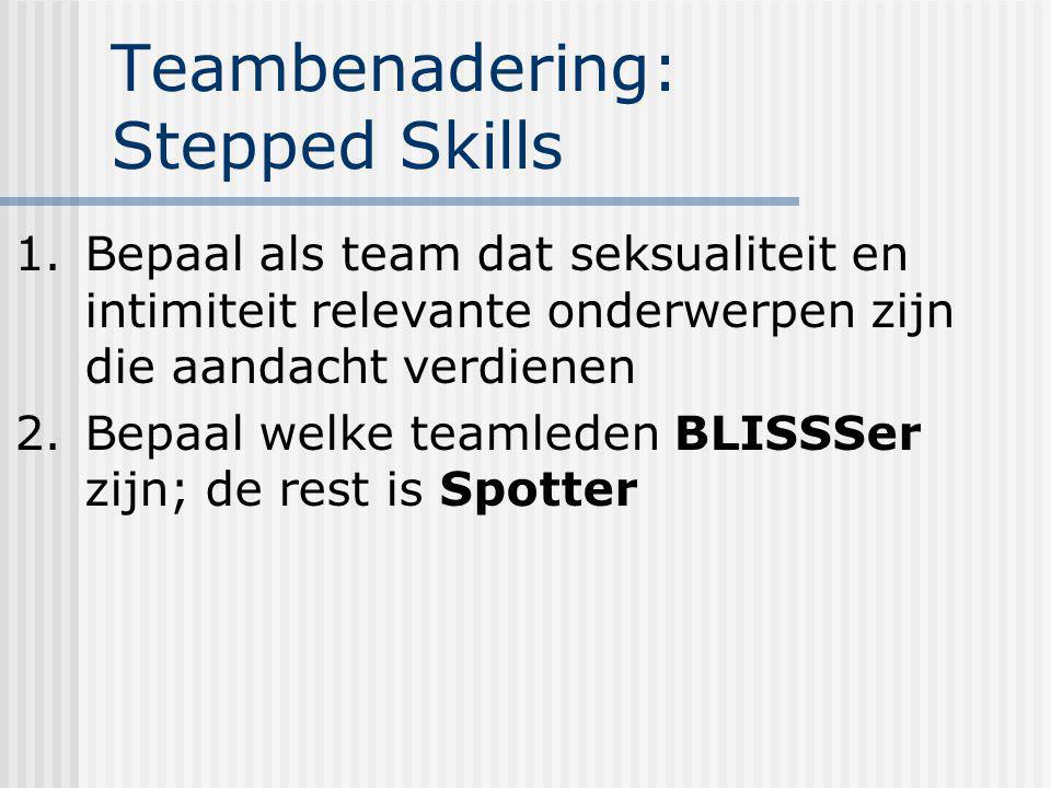 Teambenadering: Stepped Skills
