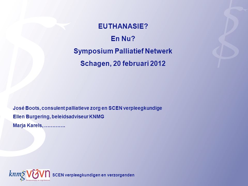 Symposium Palliatief Netwerk