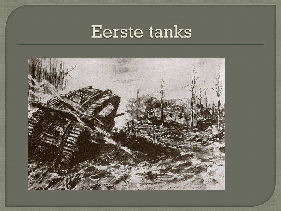 Eerste tanks