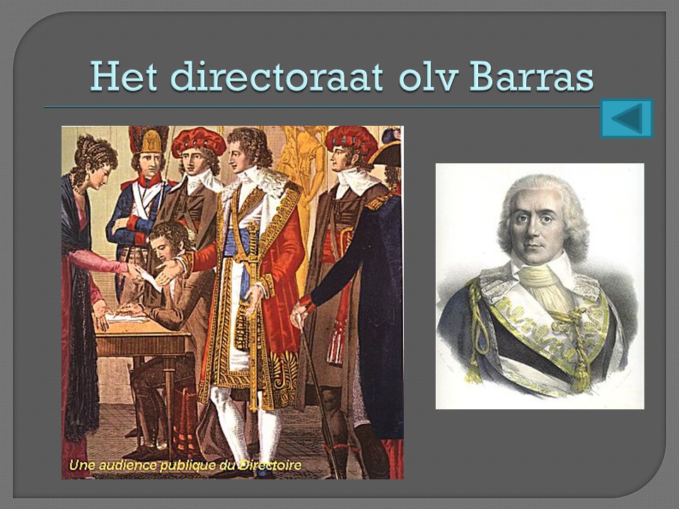 Het directoraat olv Barras