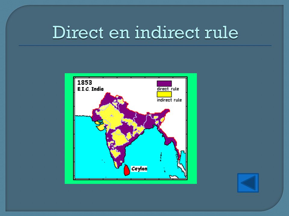 Direct en indirect rule
