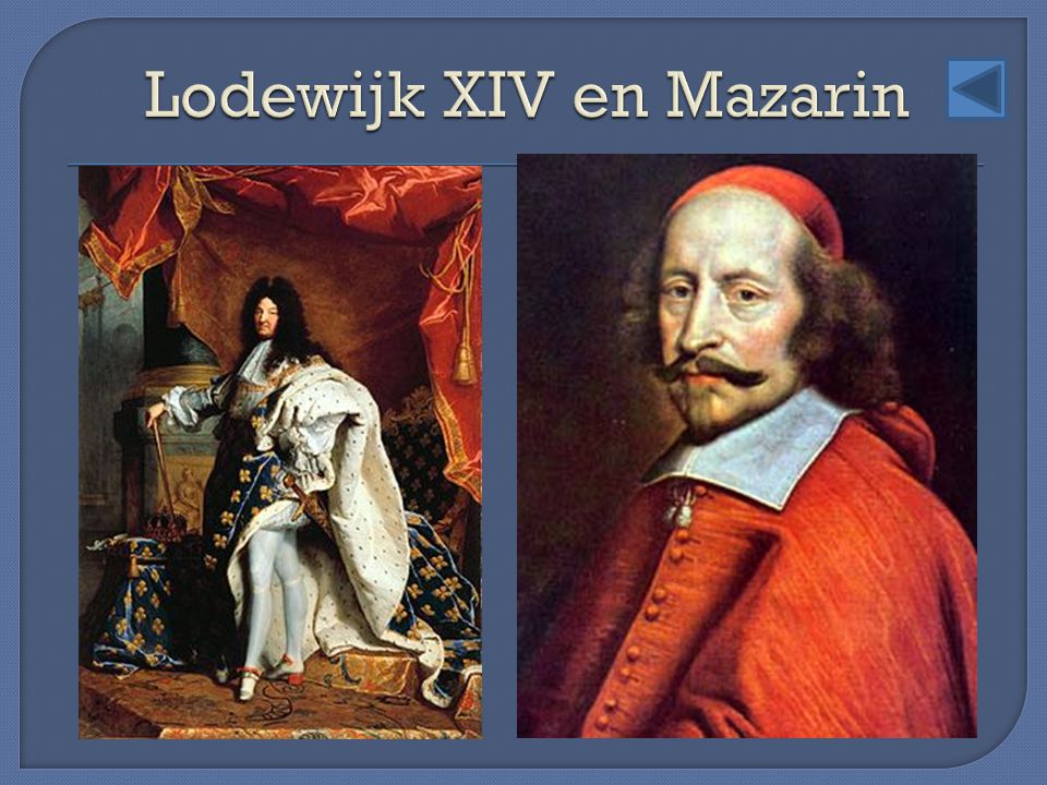 Lodewijk XIV en Mazarin