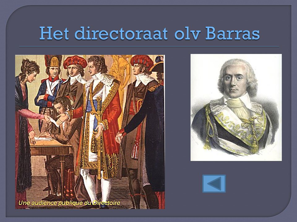 Het directoraat olv Barras