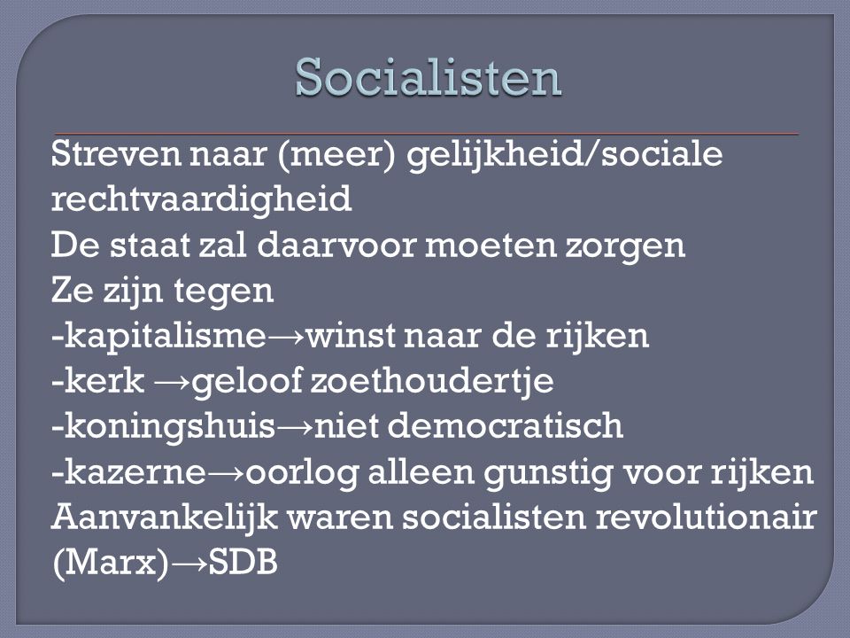 Socialisten